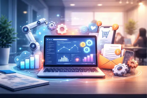 Imagem representando fluxos de trabalho com ia para empresas gerando bons resultados